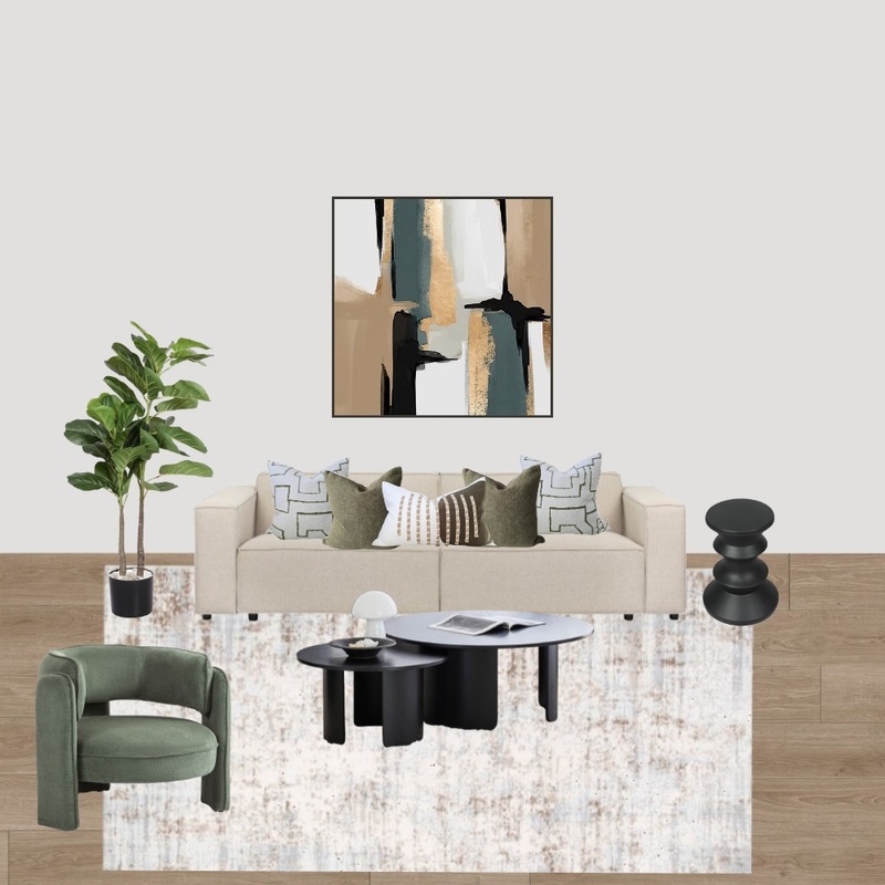 Living Room Option 1 Updated Mood Board by Studio7 Stylings on Style Sourcebook
