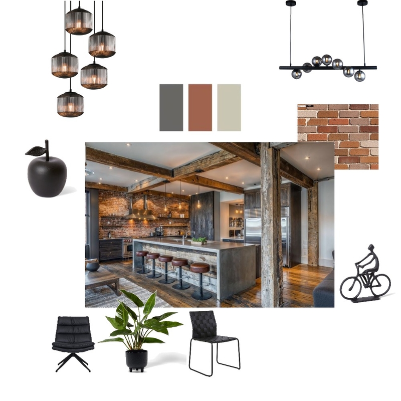 Industrial Style Mood Board by abppolvorin on Style Sourcebook