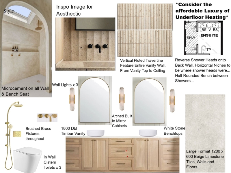 Reid Monty Ensuite Mood Board by staged design on Style Sourcebook