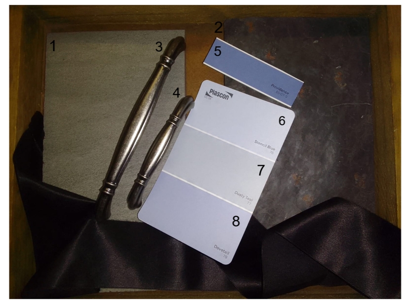 Material Board for Kitchen Mood Board by DaniëlleVeggieVamp on Style Sourcebook