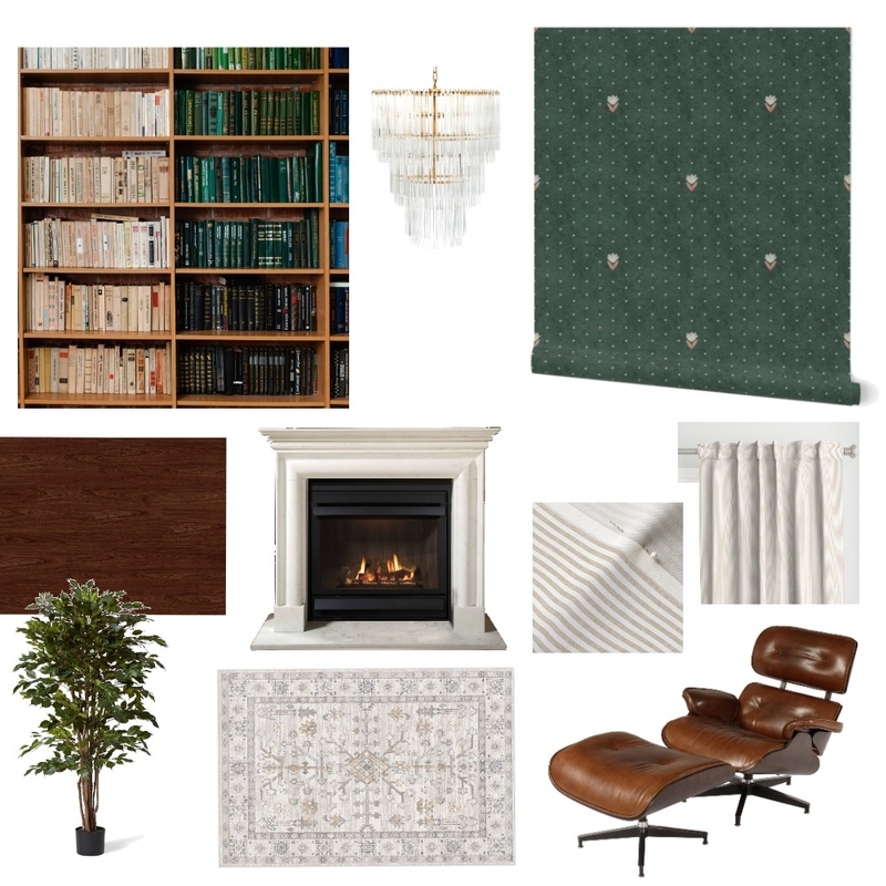 Library moodboard Mood Board by vine_art_design on Style Sourcebook