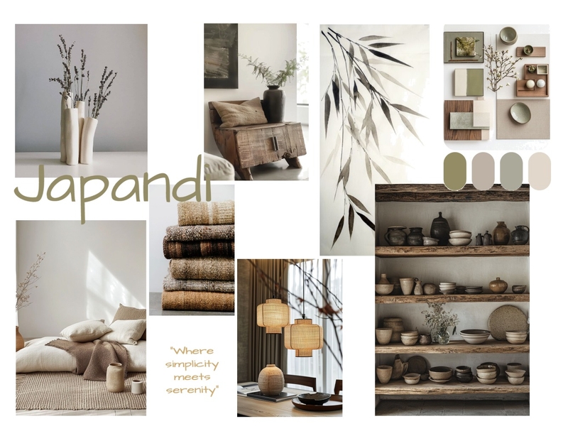 Design Style Mood Board - Japandi Mood Board by Knock & Nest Interiors on Style Sourcebook