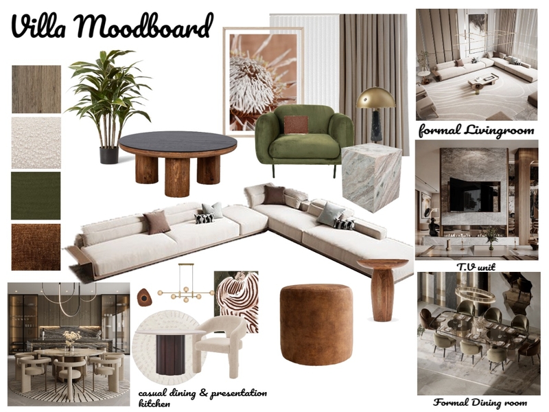 Mood board Interior Design Mood Board by marina samir