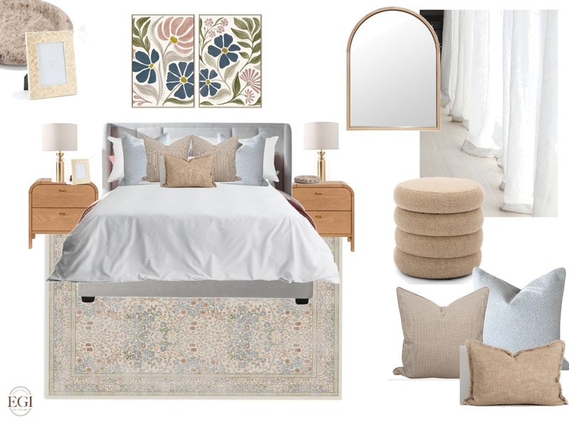 Upper Kedron Guest Bed Mood Board by Eliza Grace Interiors on Style Sourcebook