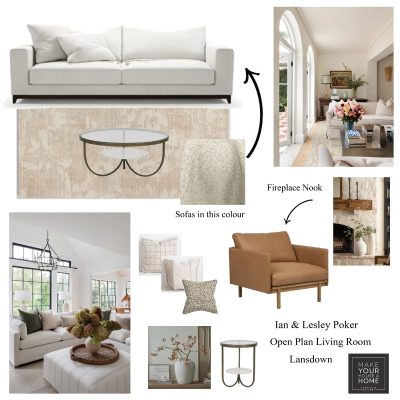 Ian & Lesley Poker - Open Plan Living Room Mood Board by MarnieDickson on Style Sourcebook