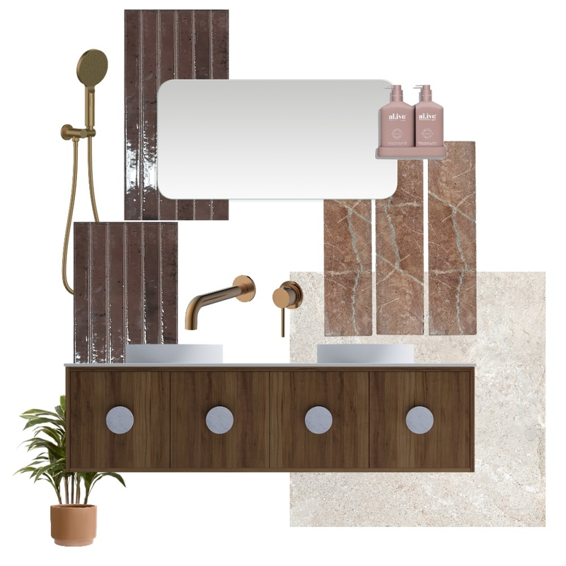 The Block House 1 Master Ensuite, Week 3 Mood Board by Beaumont Tiles on Style Sourcebook