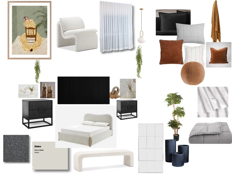 Guest Bedroom Rust Castlery Bed Mood Board by alexk.gc24 on Style Sourcebook