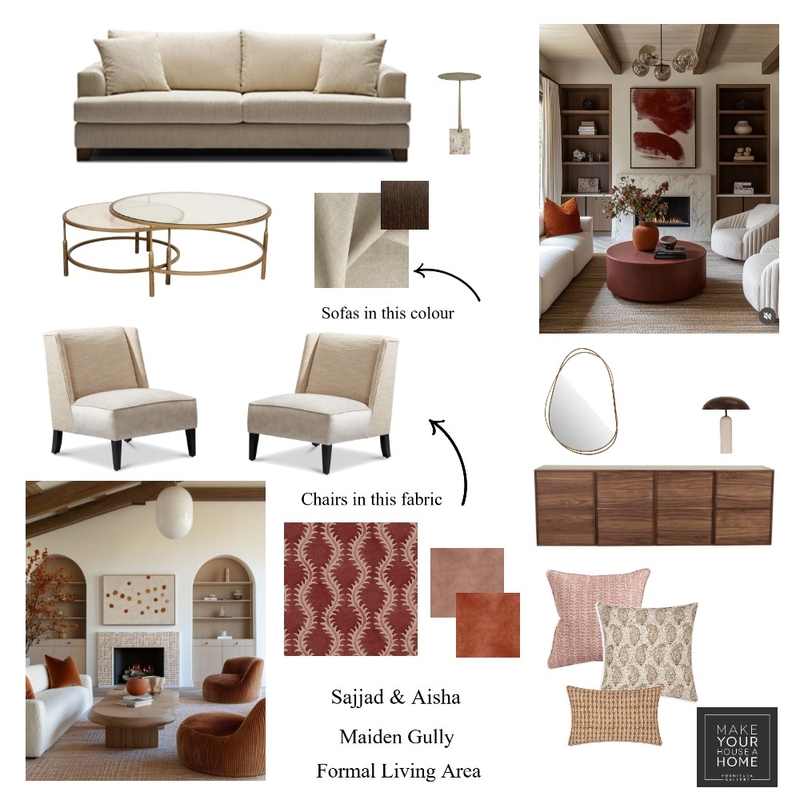 Sajjad & Aisha - Formal Living Area Mood Board by MarnieDickson on Style Sourcebook