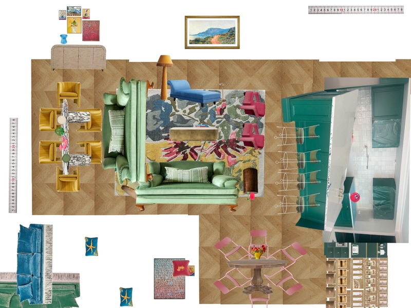 Great Room Space Planning Scale Mood Board by dl2407 on Style Sourcebook
