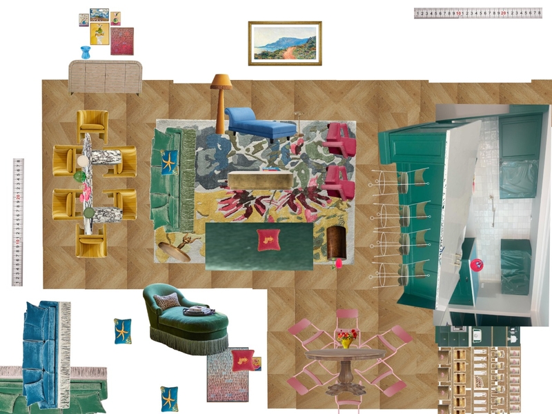 Great Room Space Planning Scale Mood Board by dl2407 on Style Sourcebook