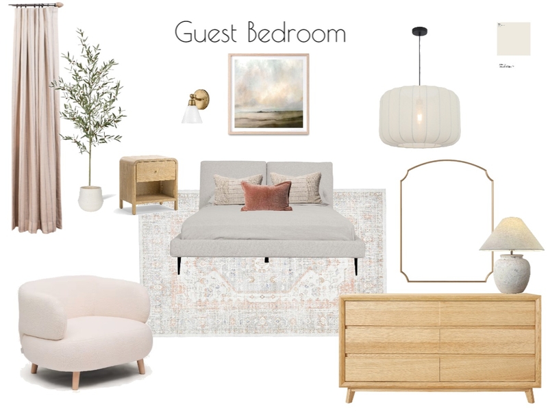 Guestroom - Selections FINAL Mood Board by moneil on Style Sourcebook