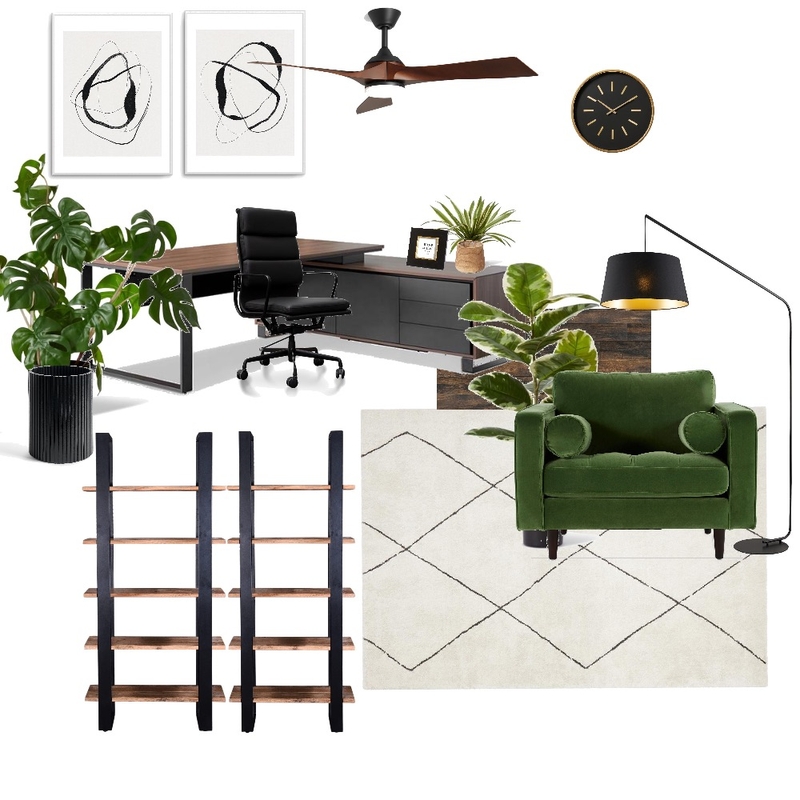 Study - Sample Board Mood Board by Haysloft Designs on Style Sourcebook