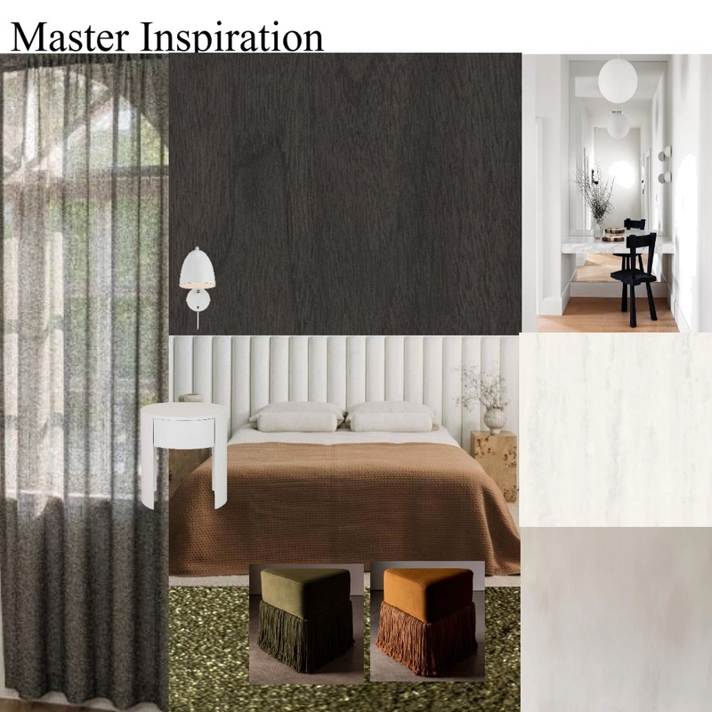 Main Bedroom - Upholstered Bedhead with Travertine Mood Board by Our_Westside_Barcelona on Style Sourcebook