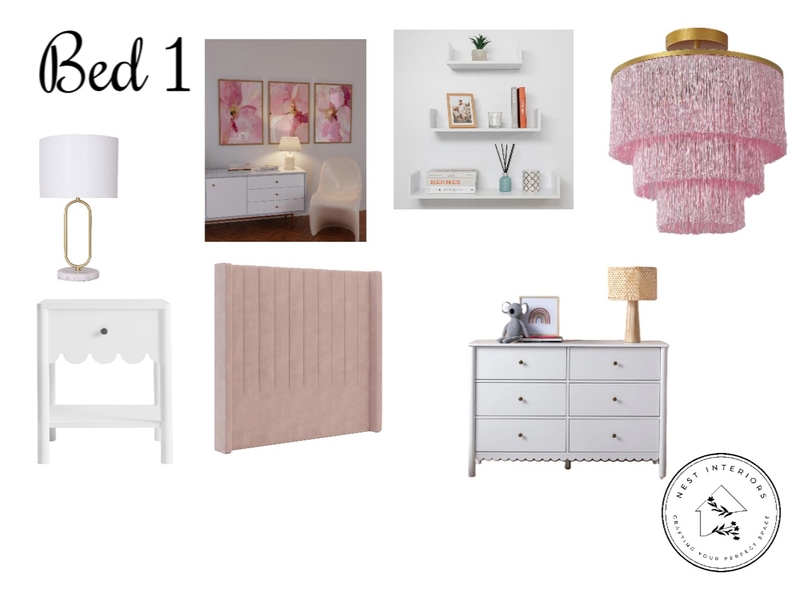 Bed 1 - 75 Romano Crescent, Iluka Mood Board by Nest Interiors on Style Sourcebook