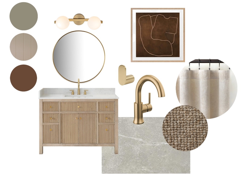 Clark Ave - Guest Bath Mood Board by Sarah Beairsto on Style Sourcebook