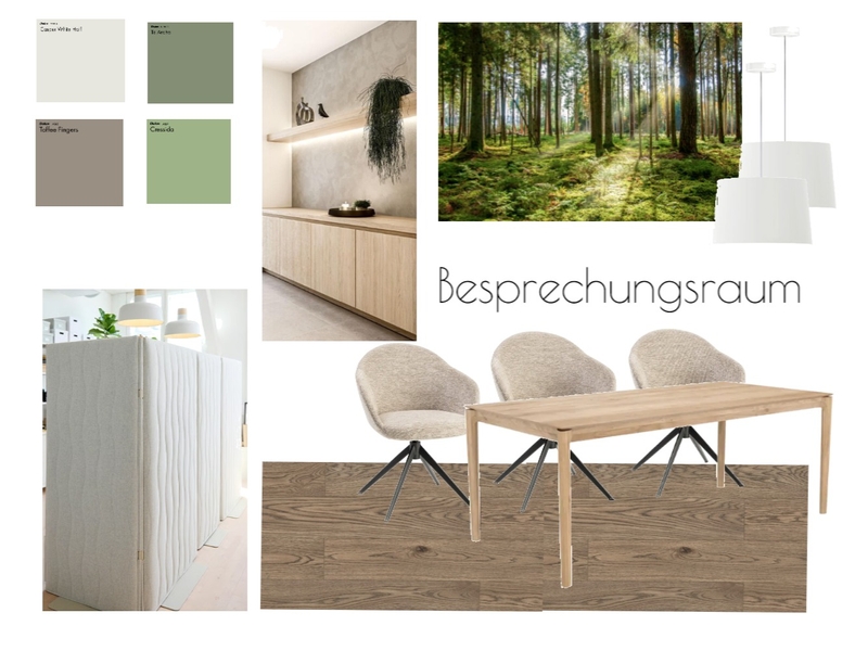 Besprechungsraum mit Akustikwand Mood Board by RiederBeatrice on Style Sourcebook