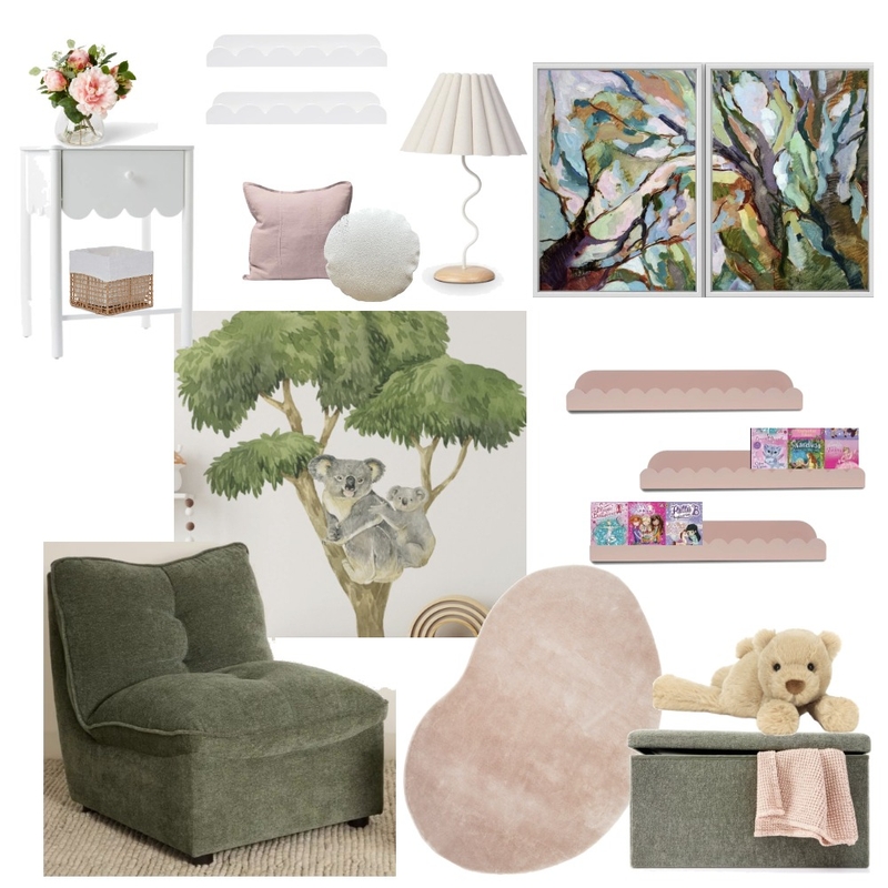 Lisa Girls room Mood Board by Ledonna on Style Sourcebook