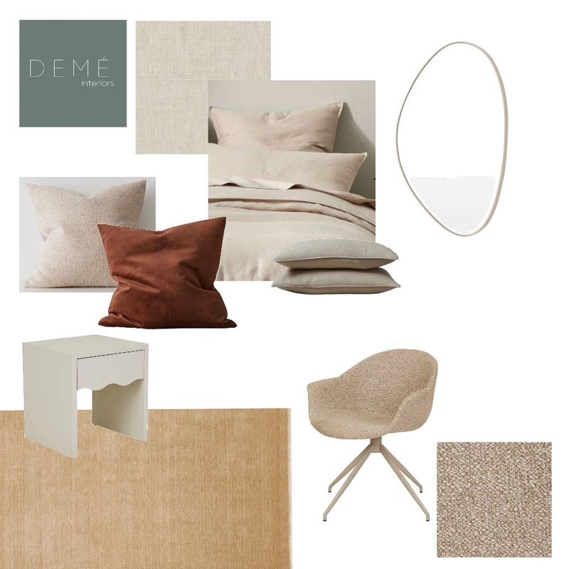 Natalie's Bedroom Mood Board by Demé Interiors on Style Sourcebook