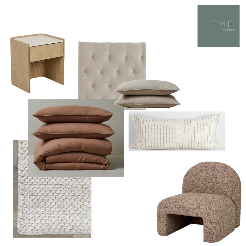 Lola House 1 Guest Bedroom Mood Board by Demé Interiors on Style Sourcebook
