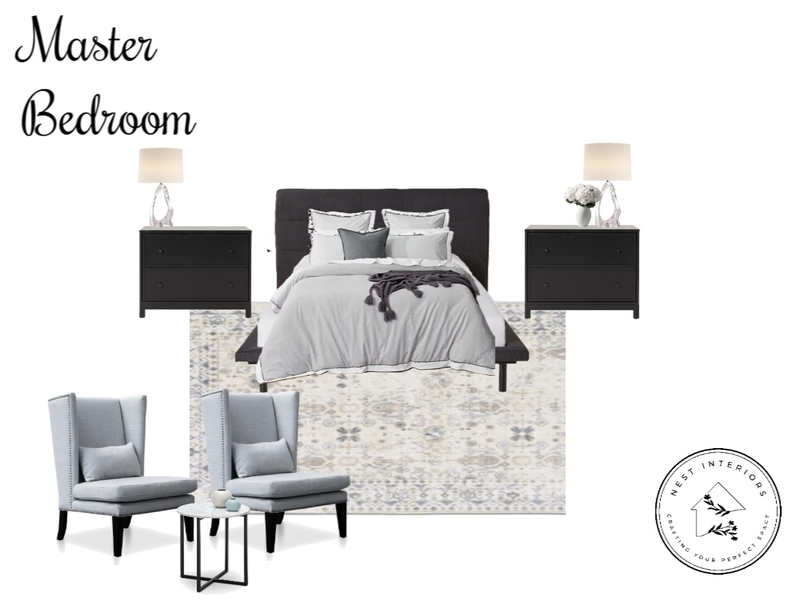 Master Bedroom - Charlene Amin Mood Board by Nest Interiors on Style Sourcebook