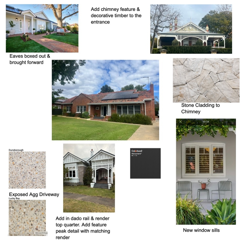 Facade Option 1 (Dado, quarter render) Mood Board by MiaCat on Style Sourcebook