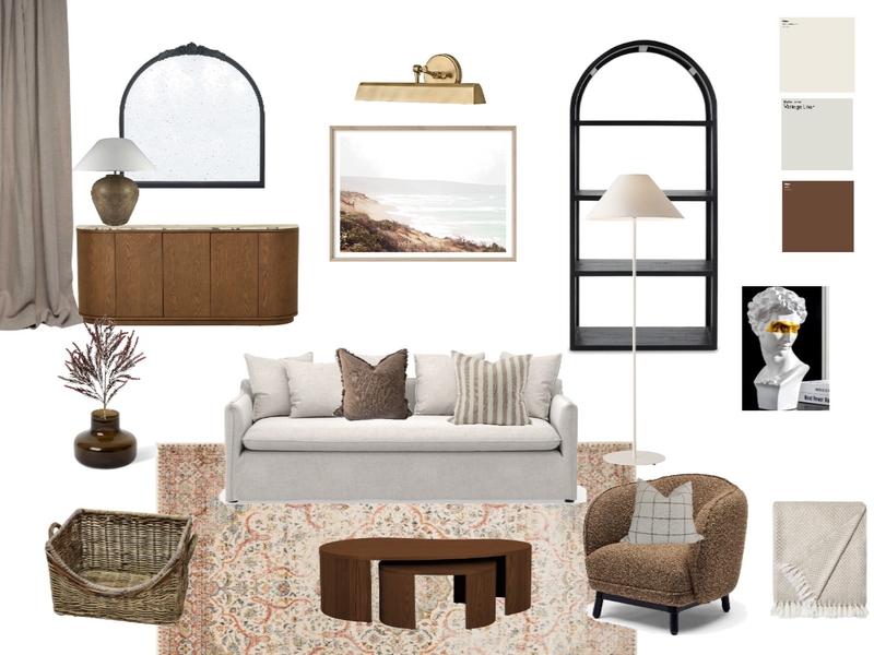 farmhouse Living Mood Board by moneil on Style Sourcebook