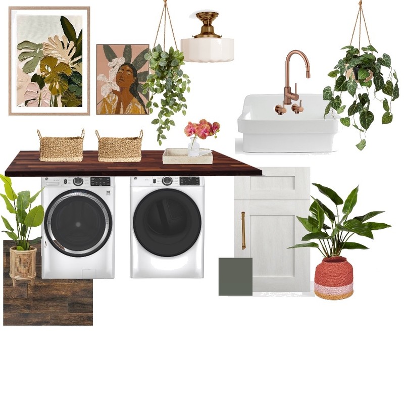 Laundry - Sample Board Mood Board by Haysloft Designs on Style Sourcebook