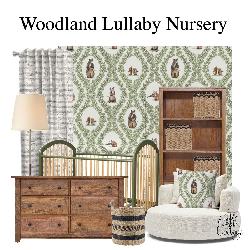 Woodland Lullaby Nursery Mood Board by At the Cottage by Megan Martin on Style Sourcebook