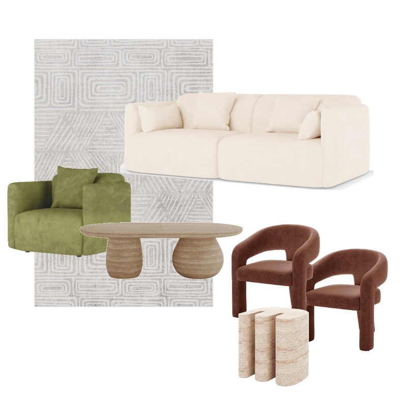Vestalia sofa with Mariah chair living room Mood Board by Luxo Living on Style Sourcebook