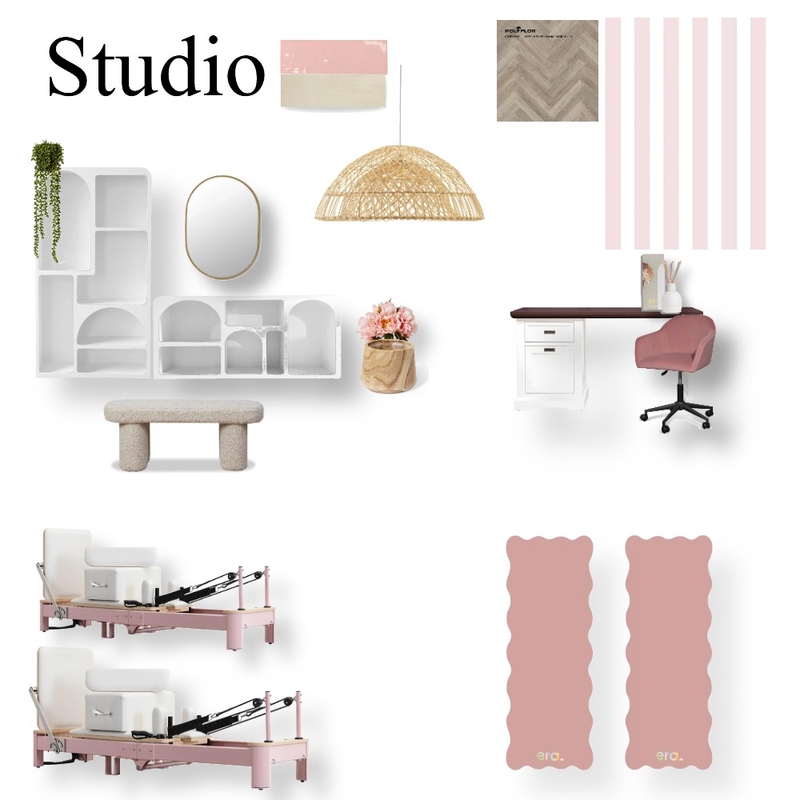 Pilates Studio Mood Board by Phebe on Style Sourcebook