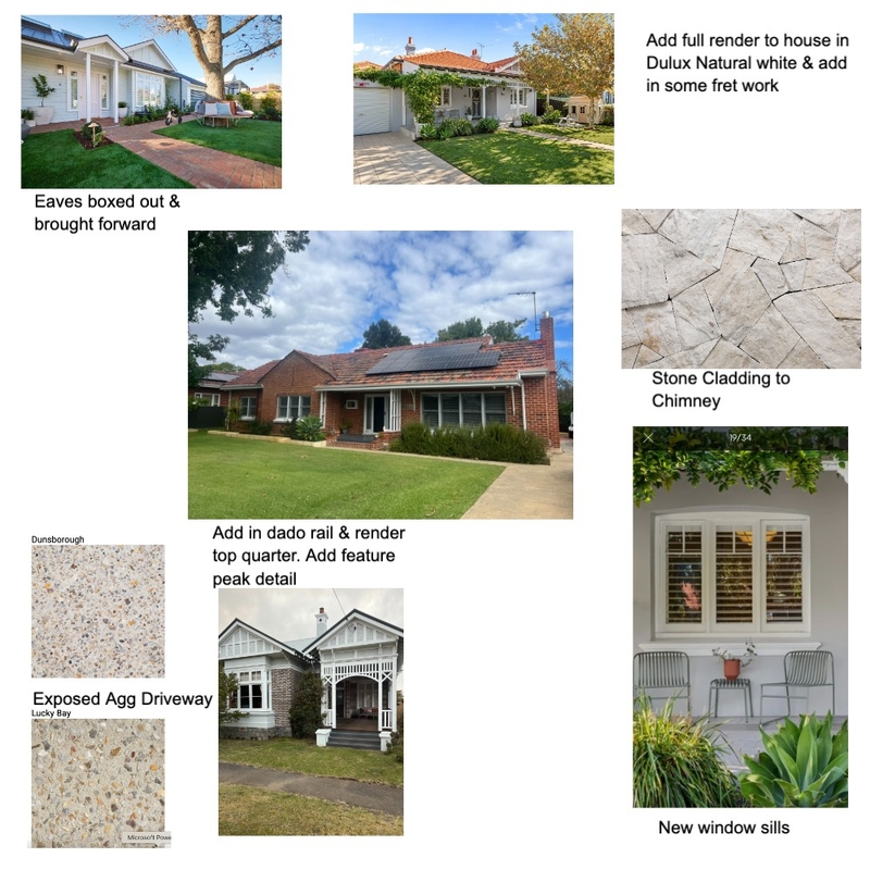 Facade Option 3 (Full Render) Mood Board by MiaCat on Style Sourcebook