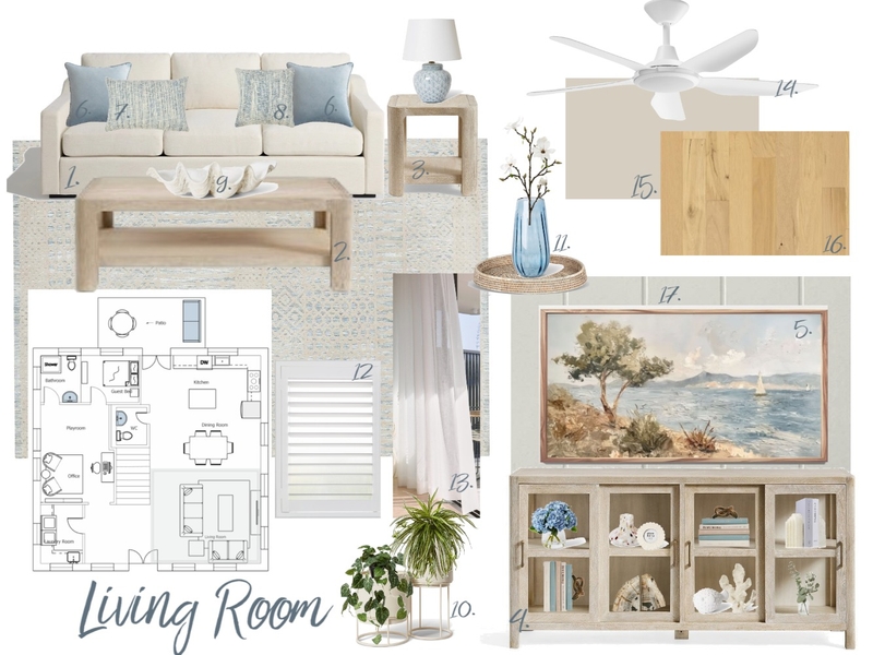 Module 9 - Sample Board - Chloe Ray - Completed Mood Board by chloeray31 on Style Sourcebook