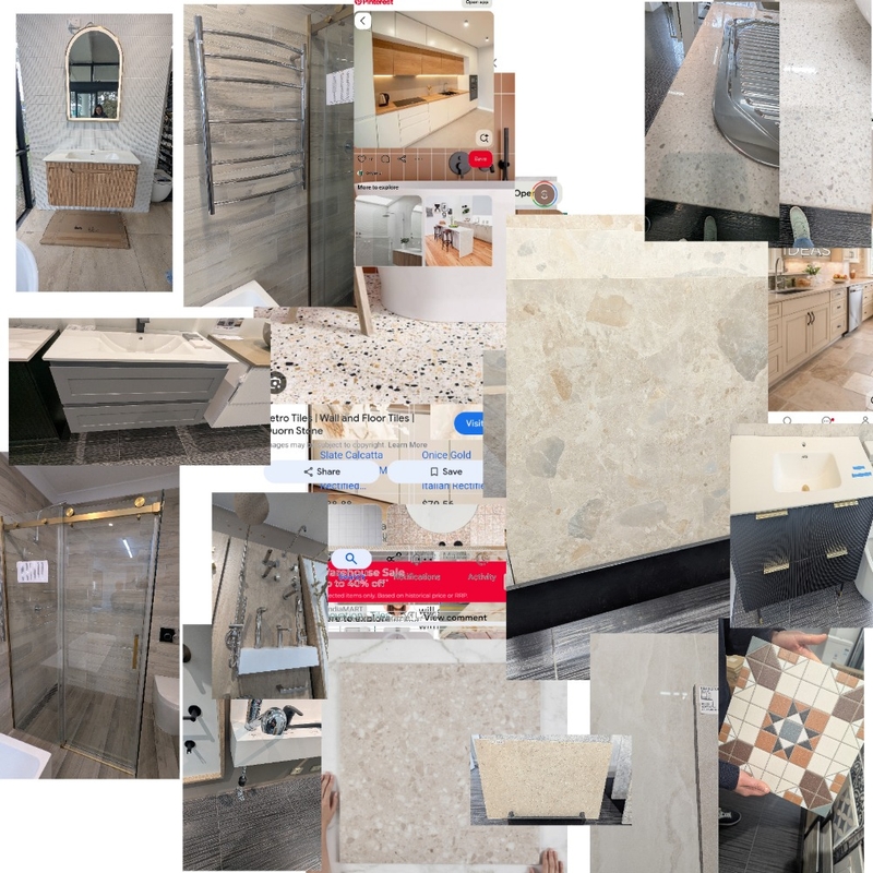 Bathroom Interior Design Mood Board by sanescu08@gmail.com