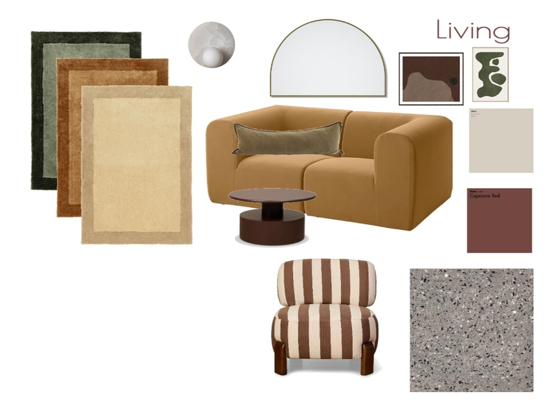 Living Mood Board by soudalay on Style Sourcebook