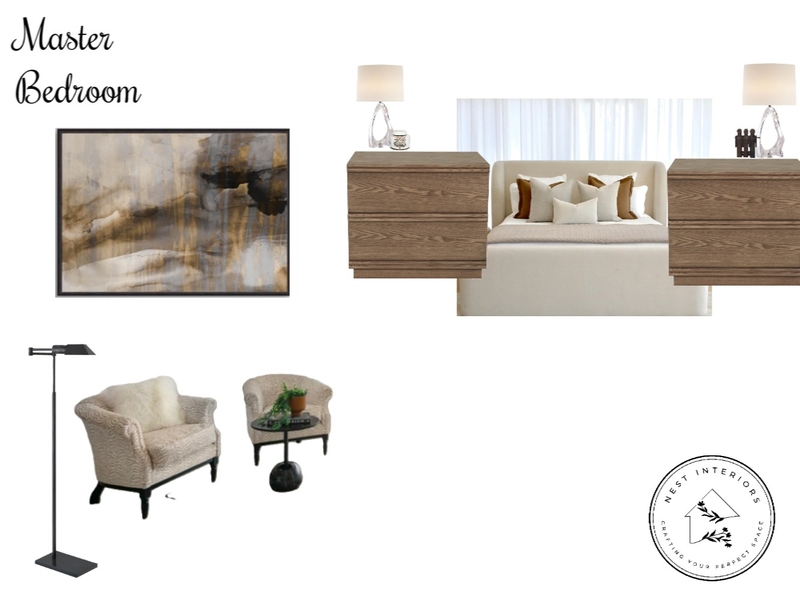 Master Bedroom - Janelle Heywood Mood Board by Nest Interiors on Style Sourcebook