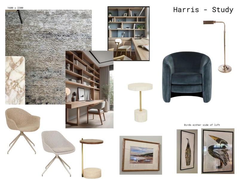 Harris Study Mood Board by East Lane Home on Style Sourcebook