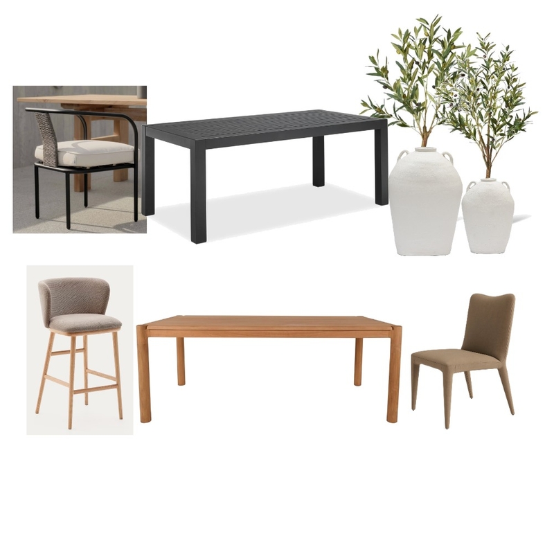 Outdoor Indoor dining and kitchen stools 2 bed / 2 living Mood Board by Bronwynblue on Style Sourcebook