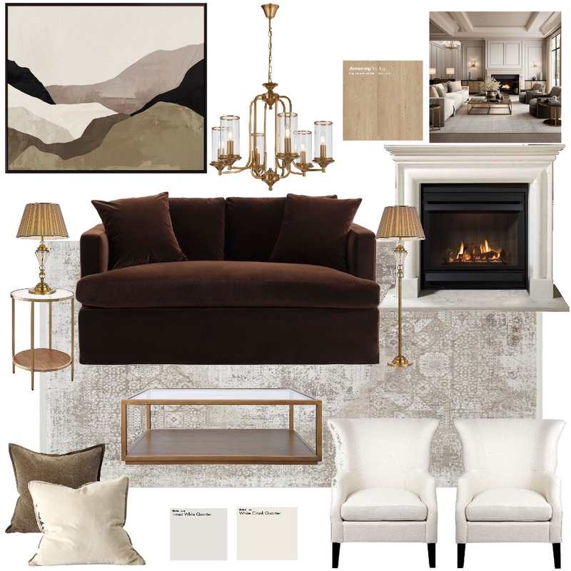 Transitional Living Room By Kailee Mood Board by Kailee Louise on Style Sourcebook