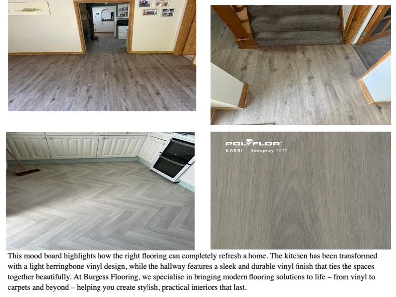 Modern Vinyl Flooring Inspiration: Kitchen & Hallway | Burgess Flooring Mood Board by Burgess Flooring and Blinds Ltd on Style Sourcebook