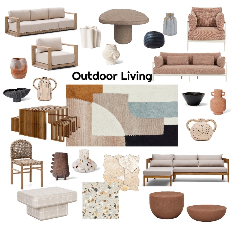 Outdoor Living Mood Board by AJ Design on Style Sourcebook