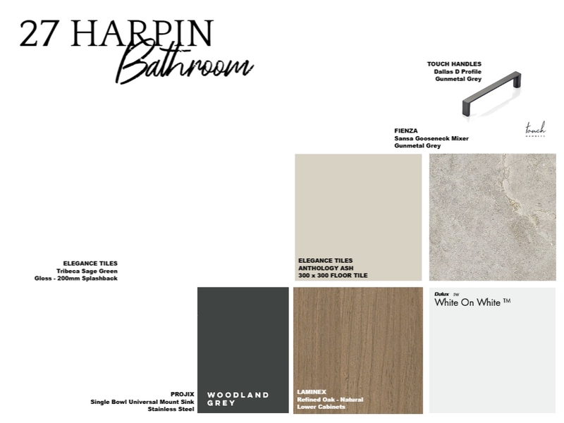 27 Harpin Bathroom Interior Design Mood Board by jessica@russellparsons.com.au