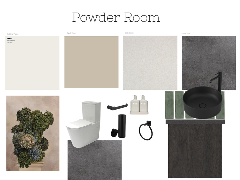 August Powder Room Mood Board by soriyacharlie on Style Sourcebook