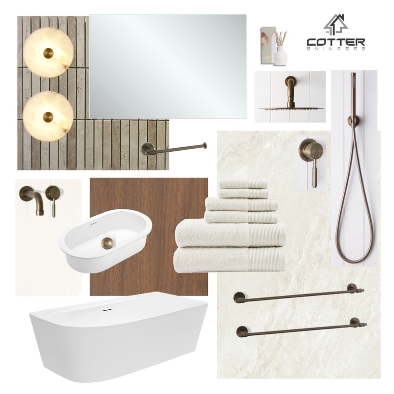 Elysian - Main Bathroom Mood Board by Cotter Builders on Style Sourcebook