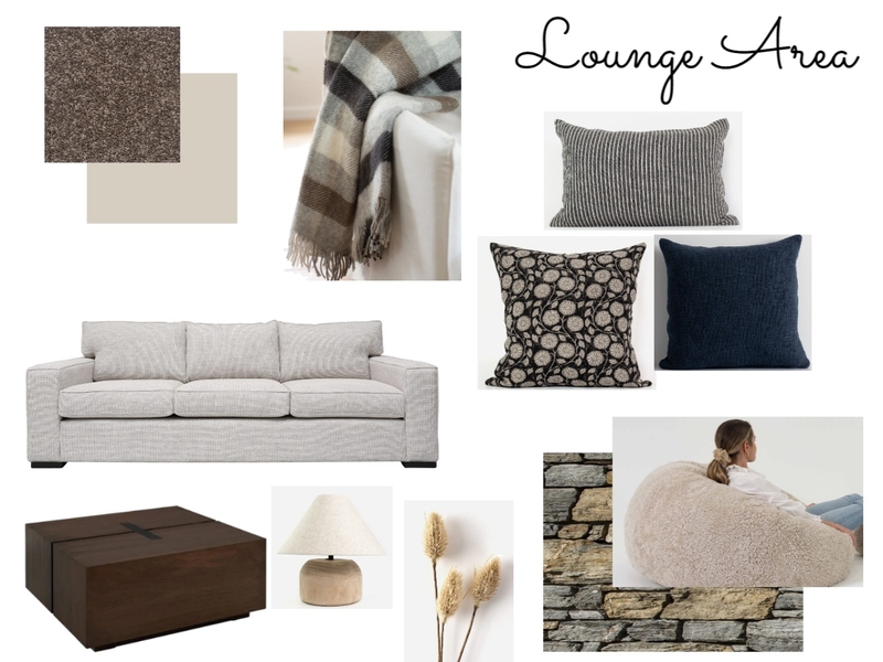 Lounge Interior Design Mood Board by ABDesign