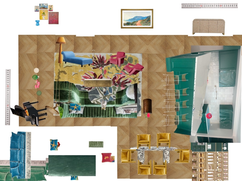 Great Room Space Planning Scale Mood Board by dl2407 on Style Sourcebook