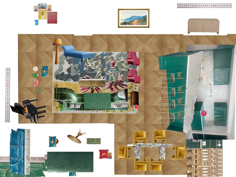 Great Room Space Planning Scale Mood Board by dl2407 on Style Sourcebook