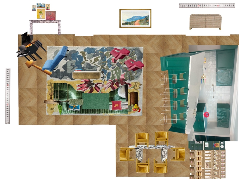 Great Room Space Planning Scale Mood Board by dl2407 on Style Sourcebook