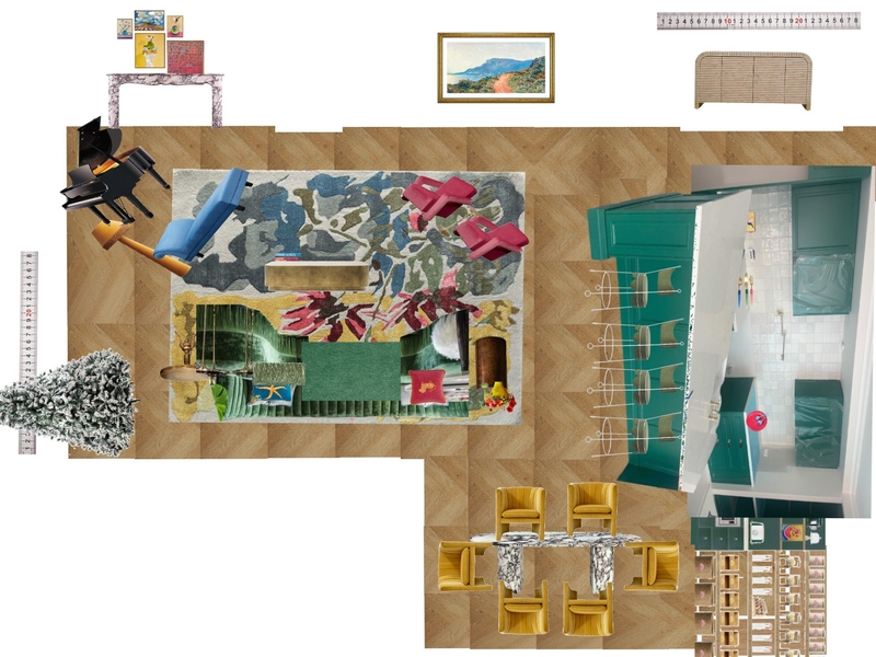 Great Room Space Planning Scale Mood Board by dl2407 on Style Sourcebook
