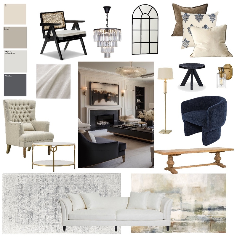 Transitional Living Room By Kailee Mood Board by Kailee Louise on Style Sourcebook