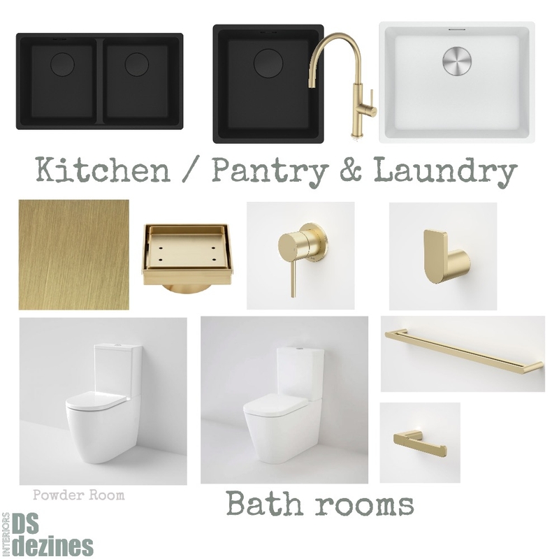 Dromana Kitchen/Pantry, laundry & Bathrooms Mood Board by DSdezines Interiors on Style Sourcebook